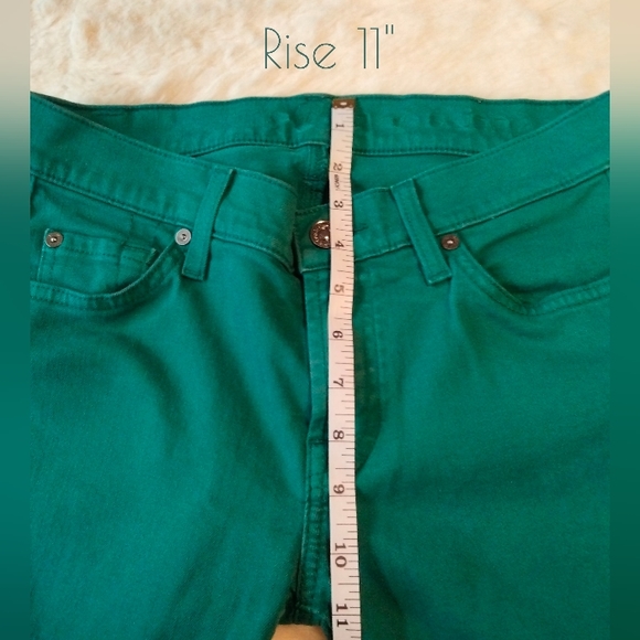 ✨7 For All Mankind ✨ Green Jeans - Picture 4 of 12